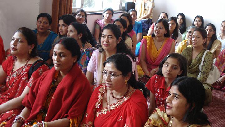 58 Nepal.jpg - Nepal: Four lady teachers of Transcendental Meditation have renewed their teaching activities, teaching TM to many and inspiring them to take advanced courses.